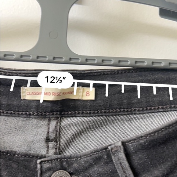 Levi’s classic mid rise skinny size 8 - Picture 6 of 11
